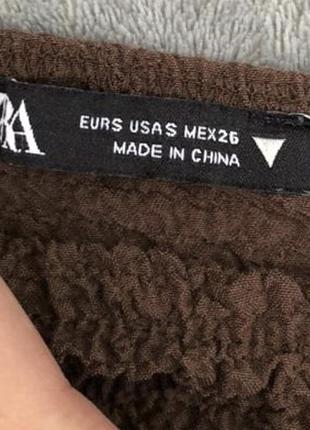 Zara боди с пышным рукавом s 6
