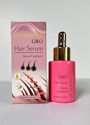 Сироватка для шкіри голови та волосся vegamour gro hair & scalp serum проти випадіння та ламкості 50 мл