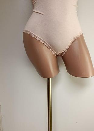 Батальные однотонные трусики модал коттон. 2