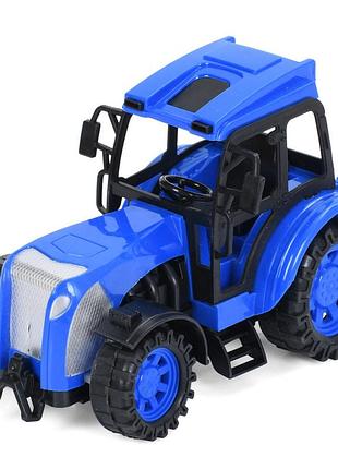 Трактор на радіокеруванні cr1922(blue) акумулятор, usb зарядне, 20 см