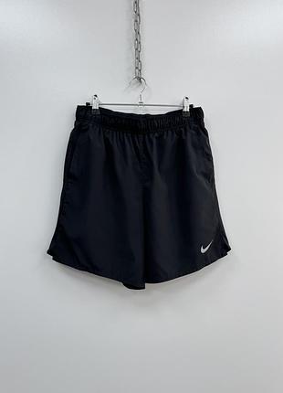 Спортивні шорти чоловічі nike чорні з підкладкою