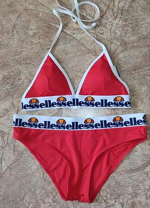 Жіночий роздільний купальник ellesse червоний, розмір 10