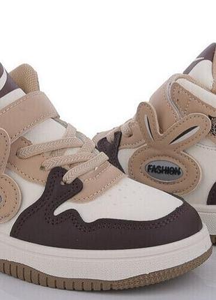 Высокие детские кроссовки ok shoes для девочки, демисезонные, размеры 33(19см) 34,35