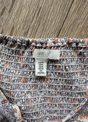 Топ жіночий h&m квітковий принт 2
