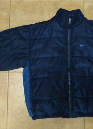 Куртка для хлопчика nike двостороння синя