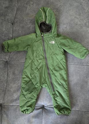 Комбінезон для хлопчика the north face, зелений, на 3-6 місяців