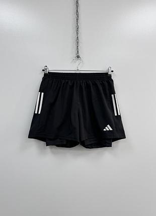 Спортивні шорти чоловічі adidas чорні з компресійними шортами