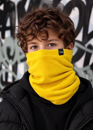 Дитячий флісовий баф для хлопчика without frost yellow