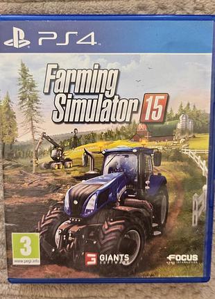 Farming simulator 15, eng, б/у, playstation 4,5 (ps4,5) пс4,5