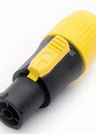 Роз'єм powercon nac3fx 20a 3-pin на кабель