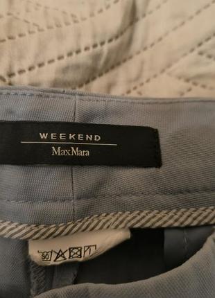 Серо-голубые женские брюки max mara 4