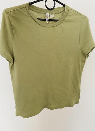Футболка h&m basic  унісекс 2