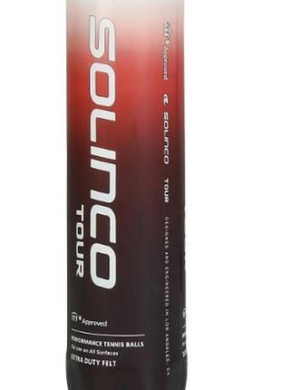 М'ячі для тенісу solinco tour 4 balls can