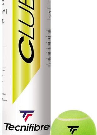 М'ячі для тенісу tecnifibre club 4в