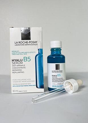 Зволожувальна сироватка для обличчя la roche-posay hyalu b5 з 4 формами гіалуронової кислоти та вітаміном b5 30 мл