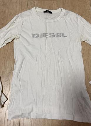 Лонгслів жіночий diesel білий