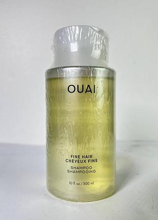 Шампунь для об'єму тонкого волосся ouai fine hair shampoo з біотином та кератином 300 мл