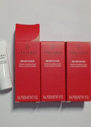 Крем для обличчя проти зморщок shiseido benefiance wrinkle smoothing cream