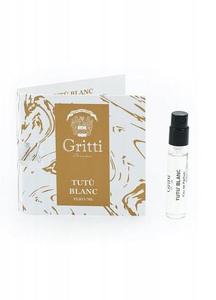 Пробник gritti tutù blanc eau de parfum 2ml