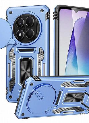 Ударопрочный чехол camshield army ring для xiaomi redmi note 15 pro+ 5g / poco m8 pro 5g голубой / light blue
