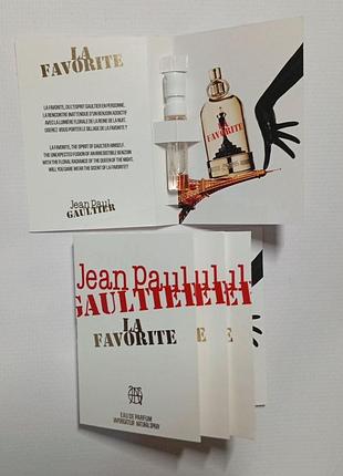 Пробник 1.5мл la favorite eau de parfum by jean paul gaultier