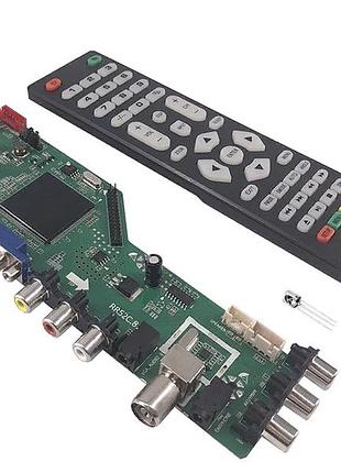 Скалер монітора універсальний з т2 тюнером rr52c.81a dvb-t2/dvb-t/dvb-c