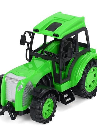 Трактор на радіокеруванні cr1922(green) акумулятор, usb зарядне, 20 см
