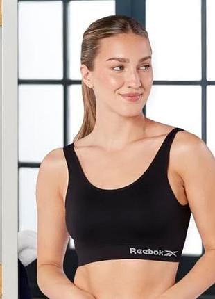 Жіночий спортивний топ reebok чорний
