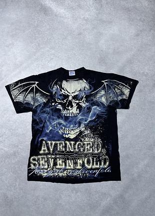 Вінтажна футболка avenged sevenfold розмір л