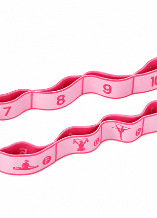 Еспандер (еластична стрічка) для розтяжки ms 4817(pink) рожевий