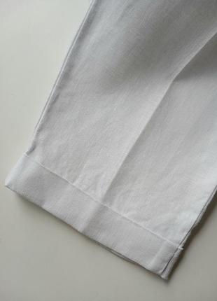 Льняні брюки штани 10
