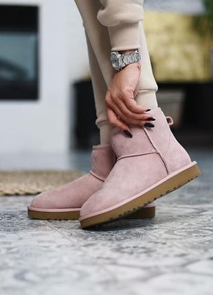 Уги ugg mini pink угги