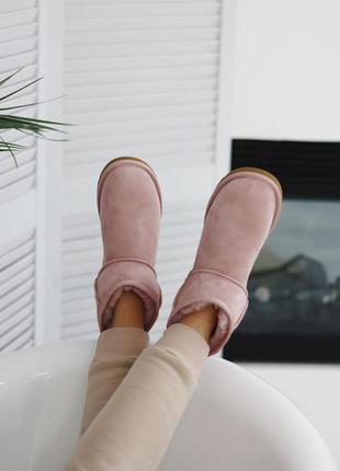 Уги ugg mini pink угги2 фото