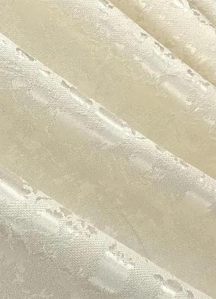Шторная ткань лен мрамор royal textile. цвет молочный