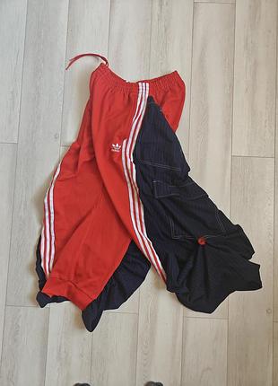 Adidas hand made rap штаны багги мужские женские
