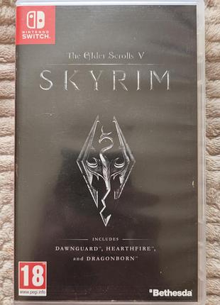 The elder scrolls 5 skyrim, б/у, русская версия, nintendo switch, switch 2