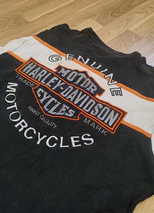 Винтажный лонгслив-свитшот harley-davidson
