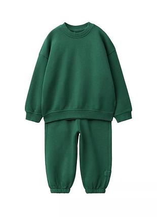 Костюм для хлопчика zara зелений 110 см
