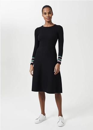Трикотажна сукня міді hobbs london (меринос, вовна) р.uk 14,l