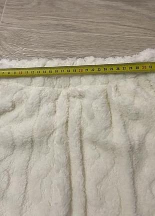 Біла плюшева піжама 4
