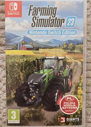 Farming simulator 23 nintendo switch edition, б/у, русская версия, nintendo switch, switch 2