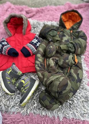 Комбінезон осінній хлопчику 9-12 міс 2
