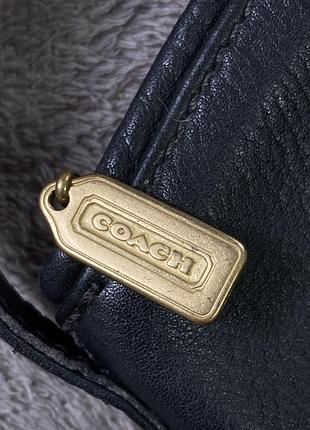 Вінтажна шкіряна сумка coach 4