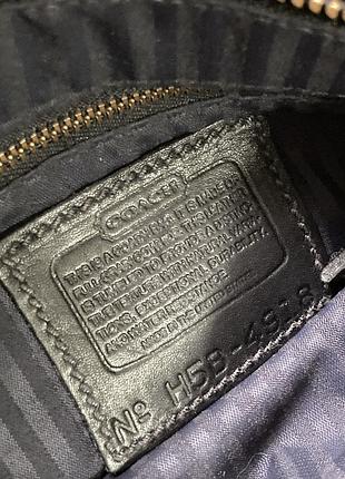 Вінтажна шкіряна сумка coach 3
