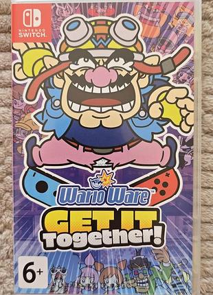 Warioware: get it together!, б/у, русская версия, nintendo switch, switch 2