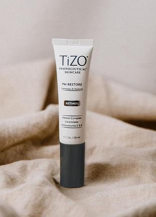 Нічна відновлювальна сироватка tizo photoceutical skincare pm restore 29 мл