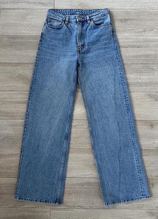 Джинси світлі wide leg monki