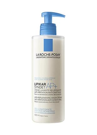 La roche-posay lipikar syndet ap+ липид-восстанавливающий очищающий крем-гель для лица и тела