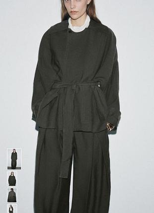 Zara тренч хакі s