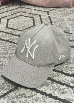 New era ny new york бейс/кепка тепло сіра